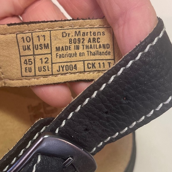 NWOB Dr. Martens Brown Leather Sandals 8092 ARC SZ 11